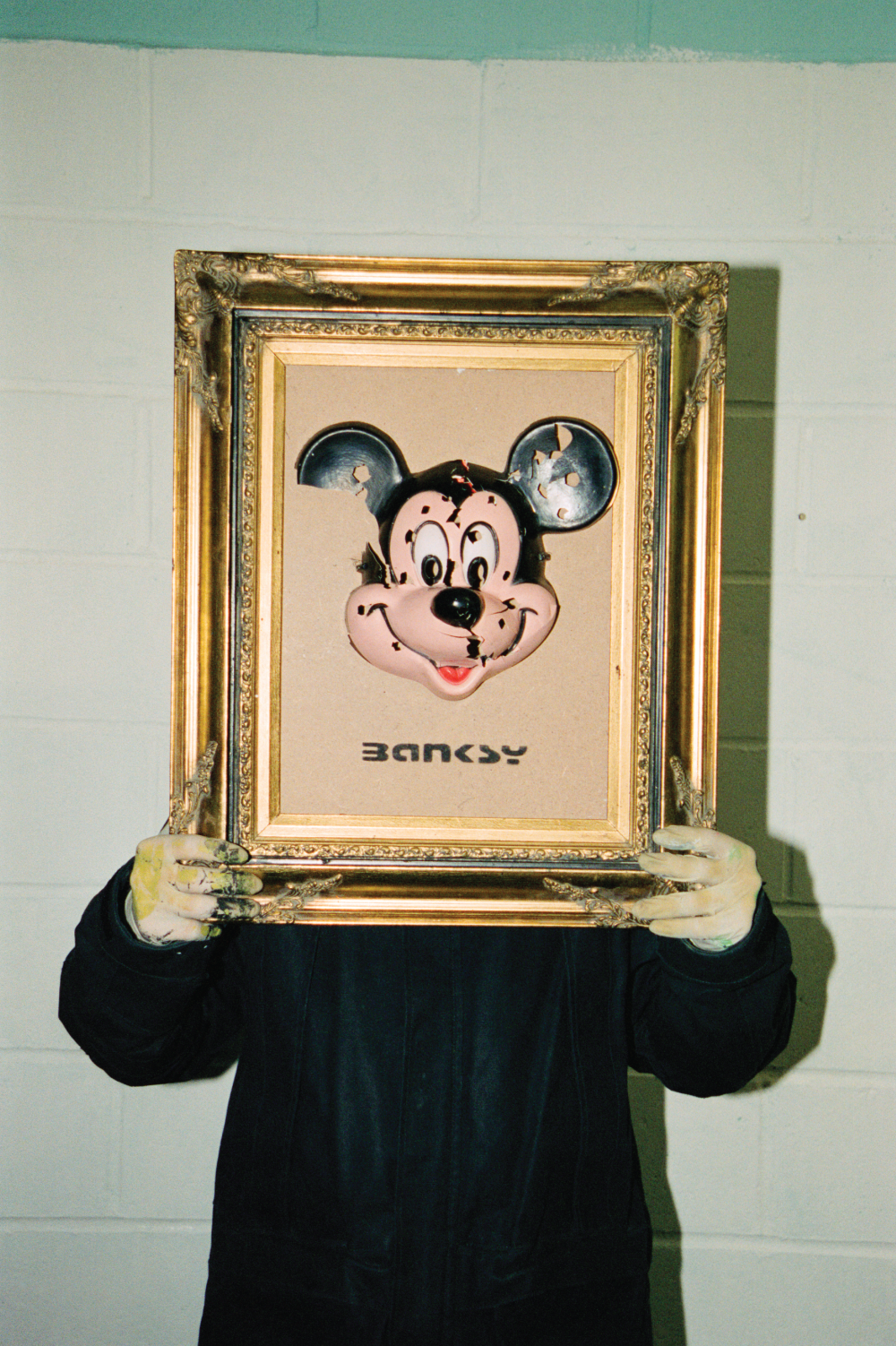 Banksy Portrait - Micky Mouse