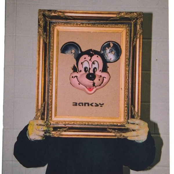 Banksy Portrait - Micky Mouse