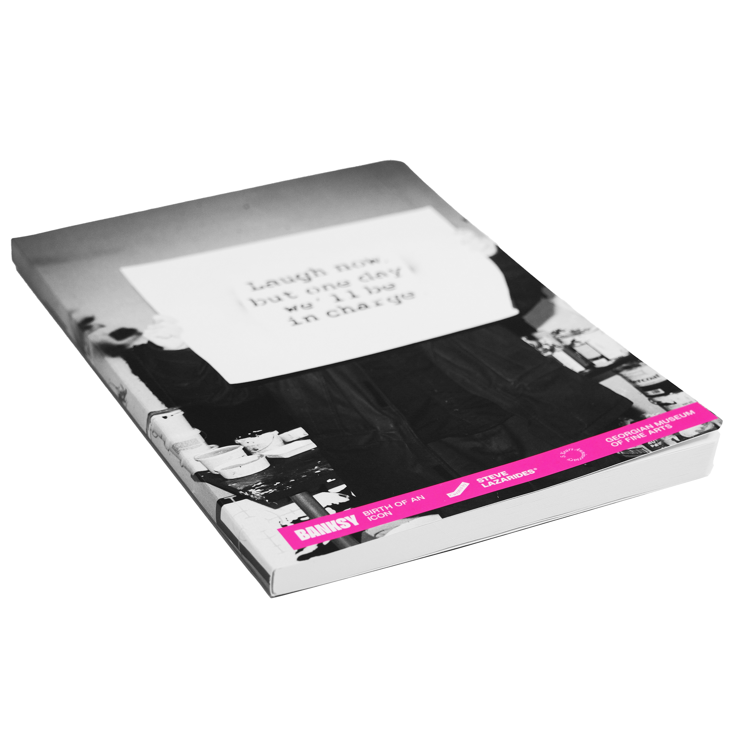 Banksy Portrait - Laugh Now. But One Day We Will Be In Charge