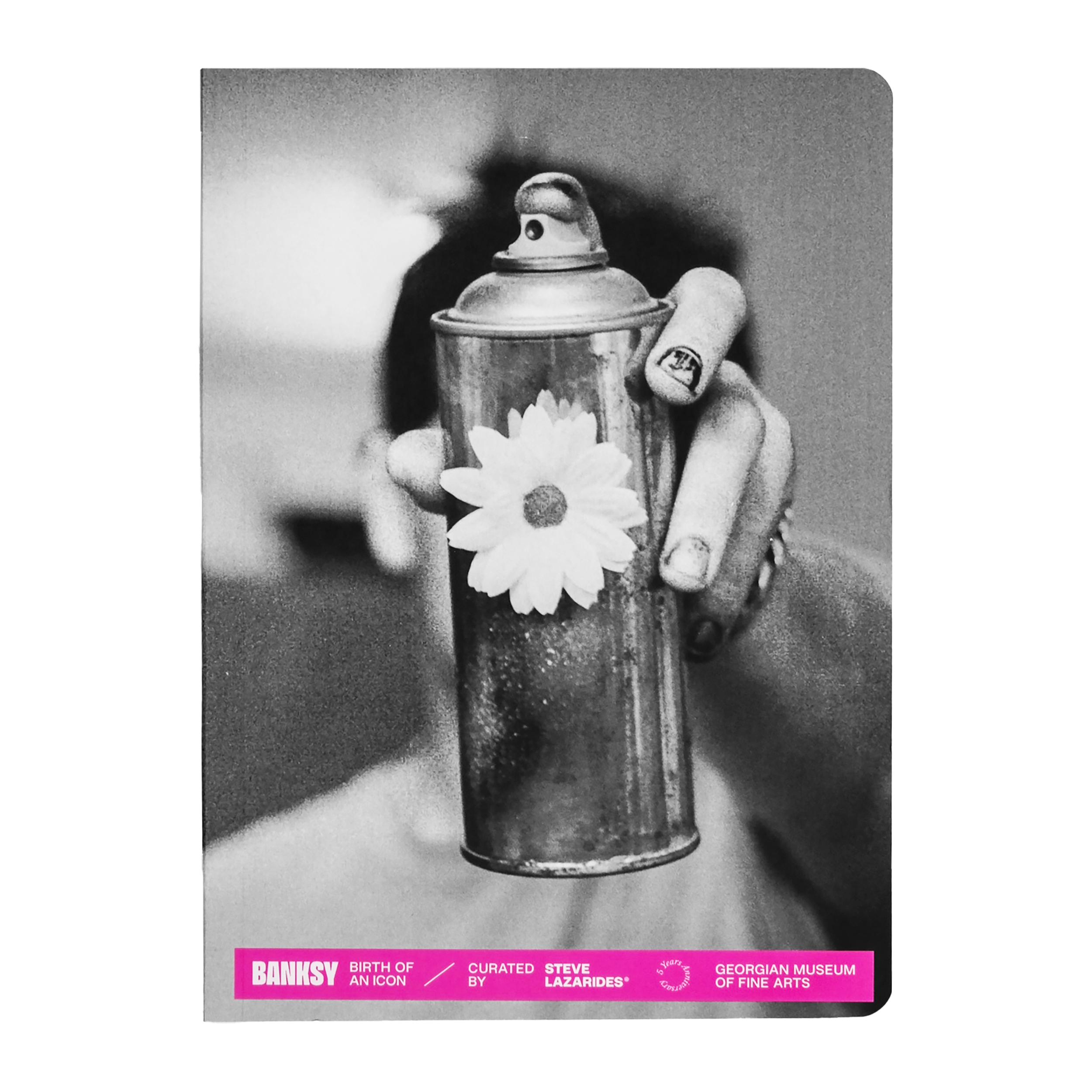 Banksy, Spray With Chamomile (Black And White)