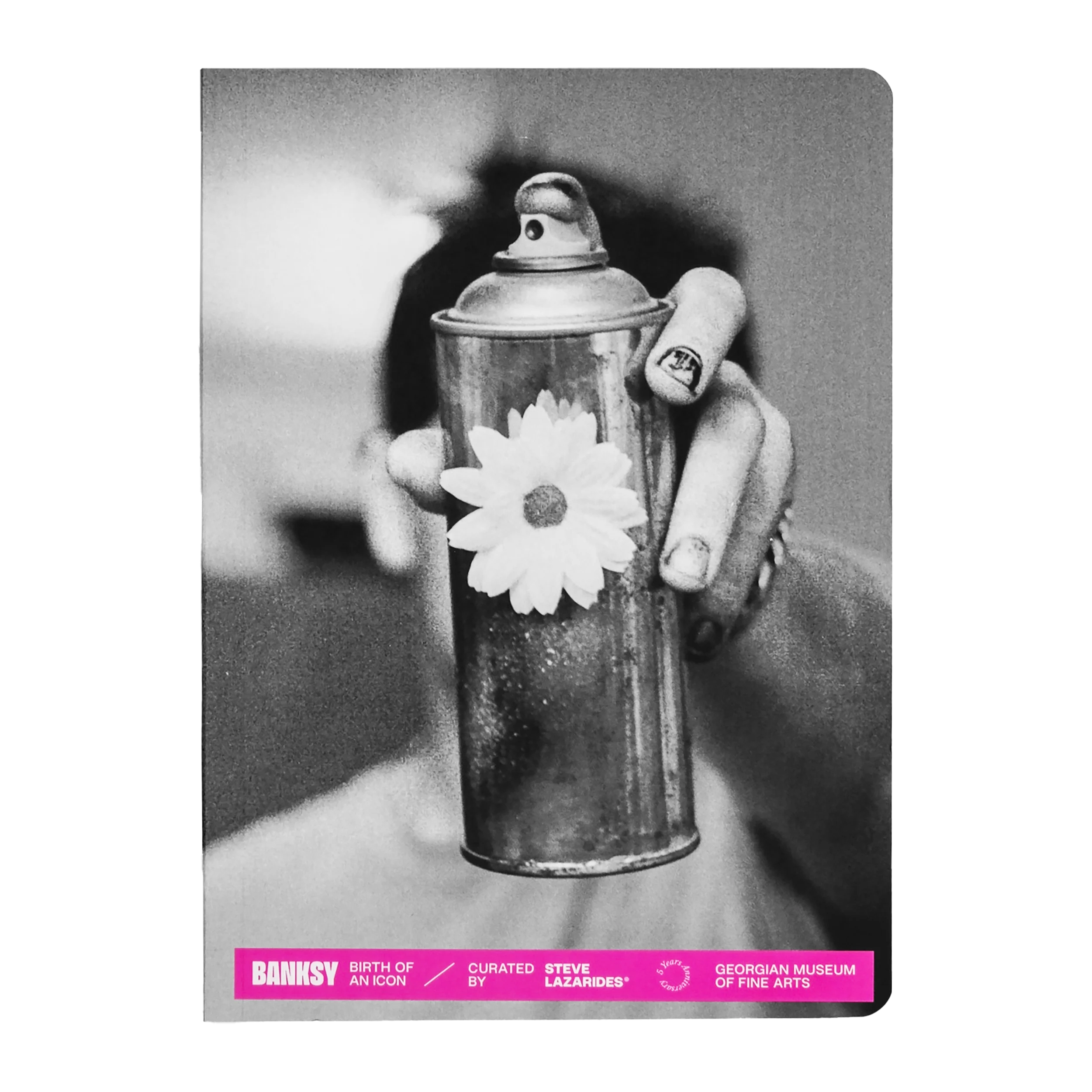 Banksy, Spray With Chamomile (Black And White)