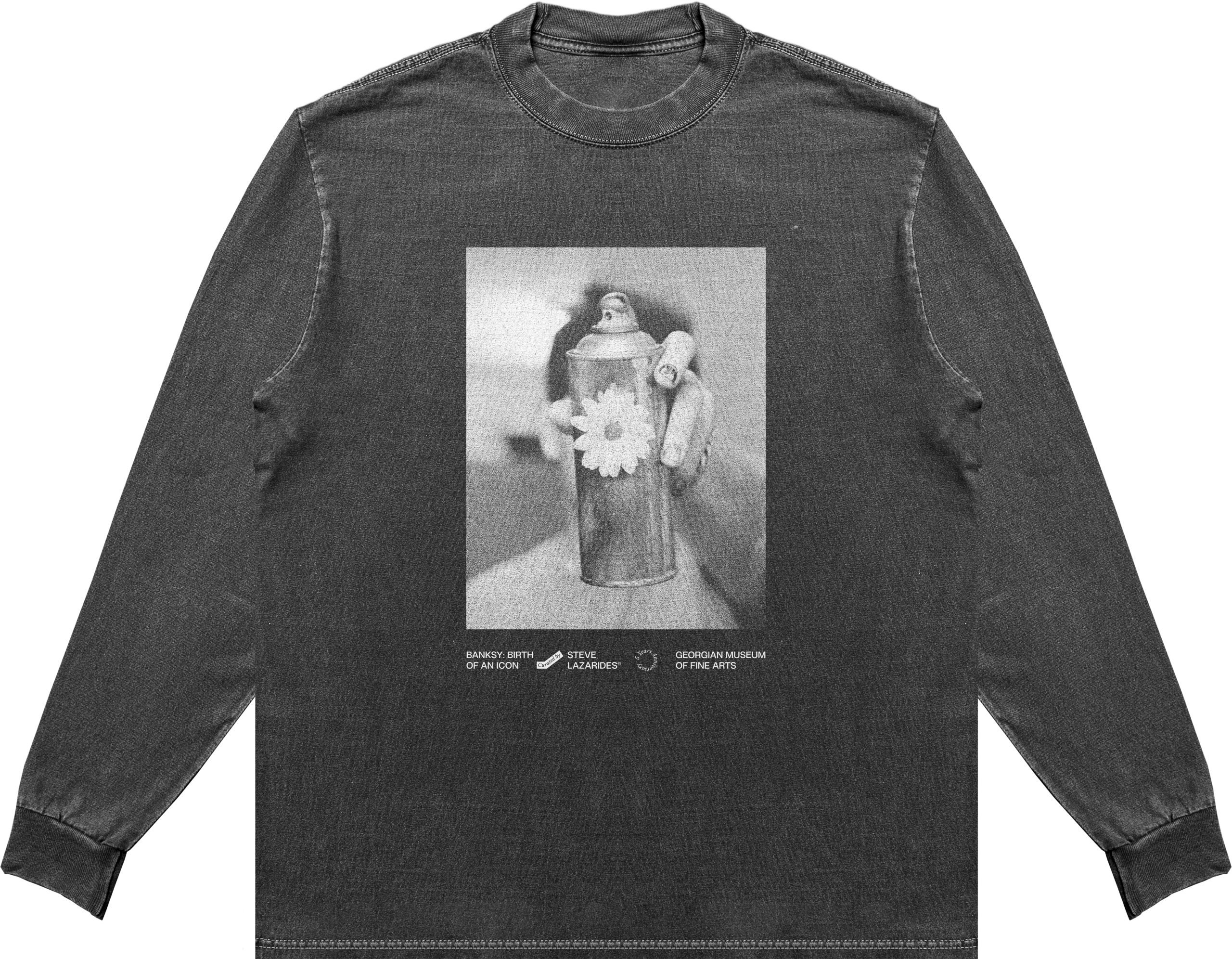 Banksy, Hand Spray, Gray