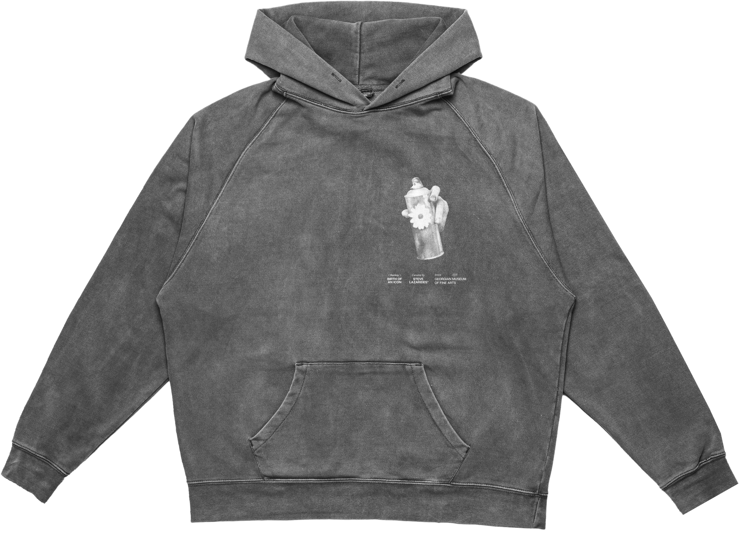 Banksy, Hand Spray, Gray