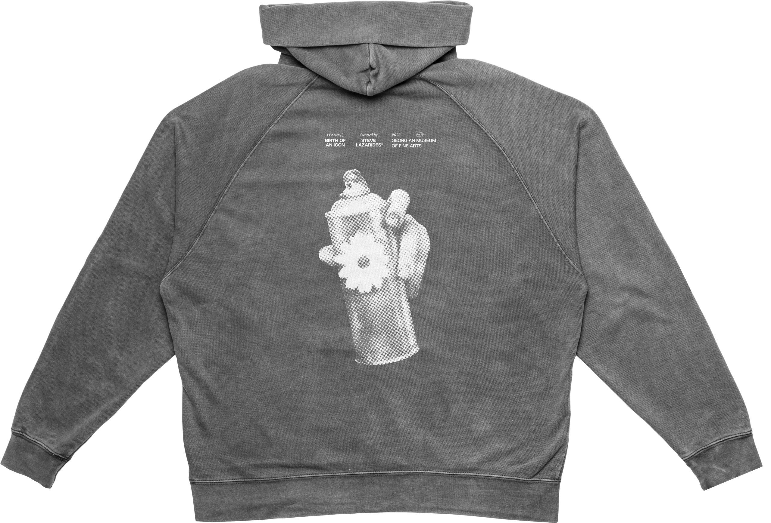 Banksy, Hand Spray, Gray