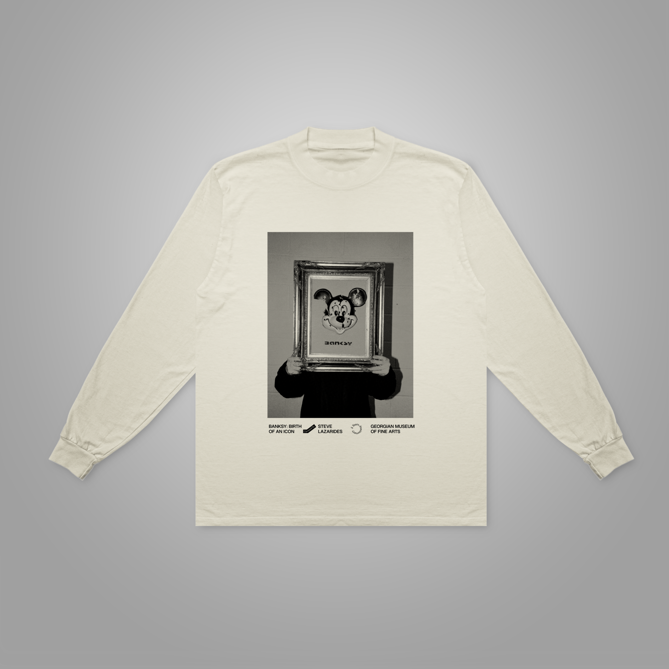 sfafsafa Banksy Graffiti, Mickey Mouse, Cream